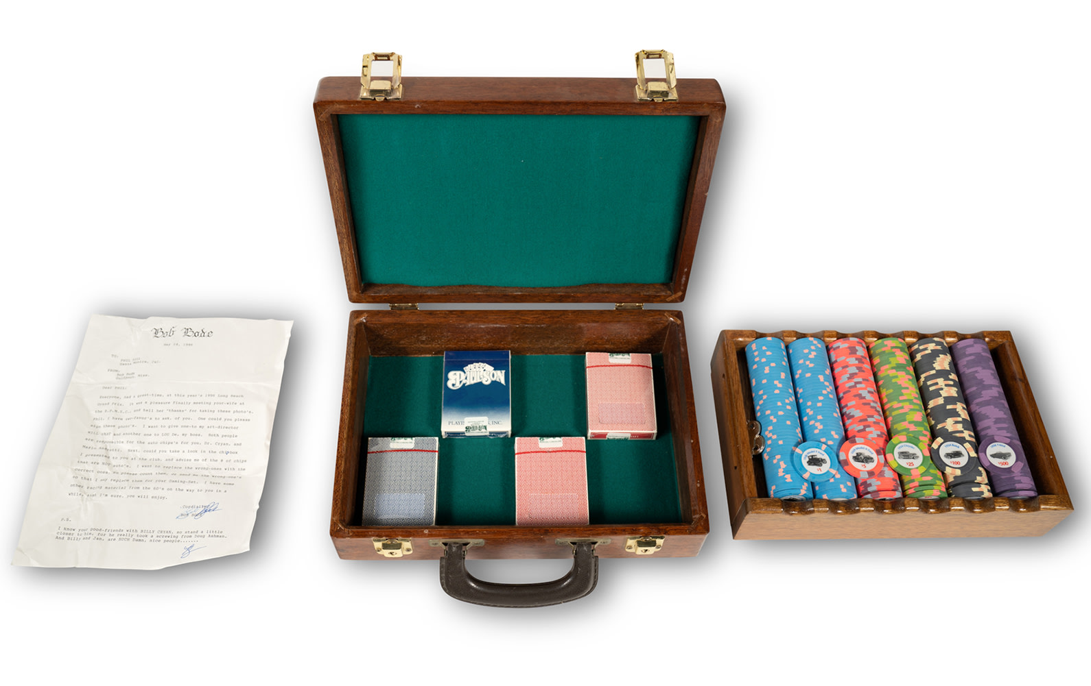 Automotive-Themed Poker Chip Set | Gooding Christie's